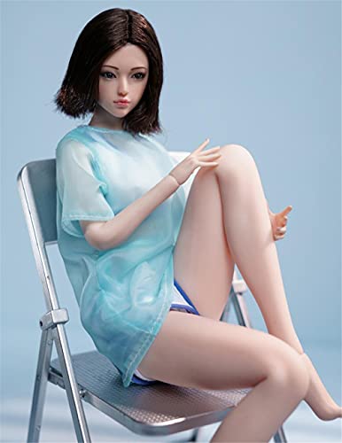 ZCERA 1/6 Maßstab 30,5 cm weibliche super flexible nahtlose Miniatur-Sammelfiguren im Maßstab 1:6 Zubehör Kleidung (Farbe: Anime Girl S44 (blass mit Kopf)) von ZCERA