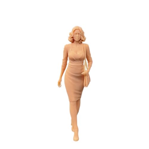 ZEDACAKAI 1/24 Figur Casual Beauty sitzende Frau Modell Miniaturszene GK Need to Be Colored by Yourself No1 von ZEDACAKAI