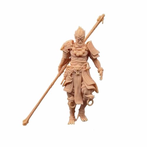 ZEDACAKAI 1/43 Figur König Sonne Wukong Affe Modell Miniatur-Szene GK Need to Be Colored by Yourself No2 von ZEDACAKAI