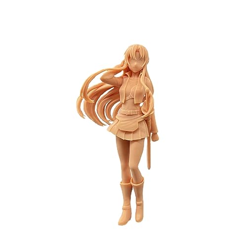 ZEDACAKAI 1/72 Figur Anime Beauty Schulmädchen tragen wunderschöne Kostüme Miniatur Sand Tisch Bösewicht Szene weiß Need to be Colored by Yourself No2 von ZEDACAKAI