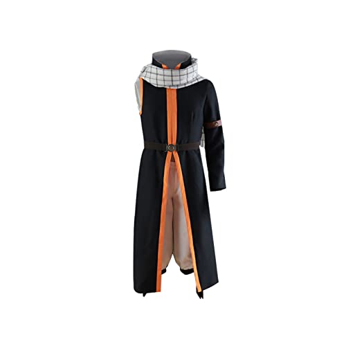 ZENAHA Etherious Natsu Dragneel Cosplay Kostüm Cloak Hosengürtelhülse Schal 5 PCs,Black-3XL von ZENAHA