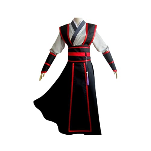 ZENAHA Wei Wuxian Cosplay Kostüm Chinesische Hanfu -Uniform -Outfits Für Halloween,XL-Black von ZENAHA