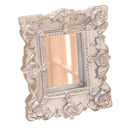 ZEPFJHE 1/12 Puppenhaus Miniatur Sehnsuchtglas Modell Antike Plastikmöbel Figur Kinder Tun Spiele Szene Dekoration Doll Haus Spiegel Raum Dekore ZEPFJHE 1/12 Puppenhaus Miniatur Sehnsuchtglas Modell Antike Plastikmöbel Figur Kinder Tun Spiele Szene Dekoration Doll Haus Spiegel Raum Dekore von ZEPFJHE