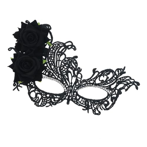 ZEPFJHE Halloween-Maske, Spitze, Augenmaske, Venezianer, halbes Gesicht, Spitze, Karneval, Party, Kostüm, Ball, Strass, Maskerade für Damen ZEPFJHE Halloween-Maske, Spitze, Augenmaske, Venezianer, halbes Gesicht, Spitze, Karneval, Party, Kostüm, Ball, Strass, Maskerade für Damen von ZEPFJHE