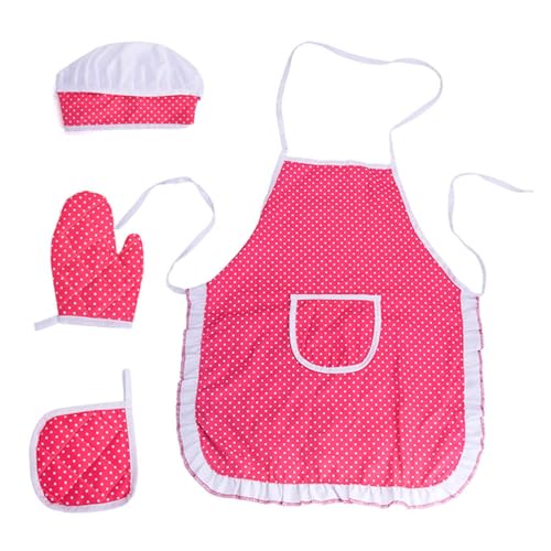 ZEPFJHE Koch- und Backset für Kinder, Rollenspiel-Kostüm, inkl. Kuchenschürze, Hut, Handschuh für Jungen und Mädchen und Backschürze, Verkleidungskostüm ZEPFJHE Koch- und Backset für Kinder, Rollenspiel-Kostüm, inkl. Kuchenschürze, Hut, Handschuh für Jungen und Mädchen und Backschürze, Verkleidungskostüm von ZEPFJHE