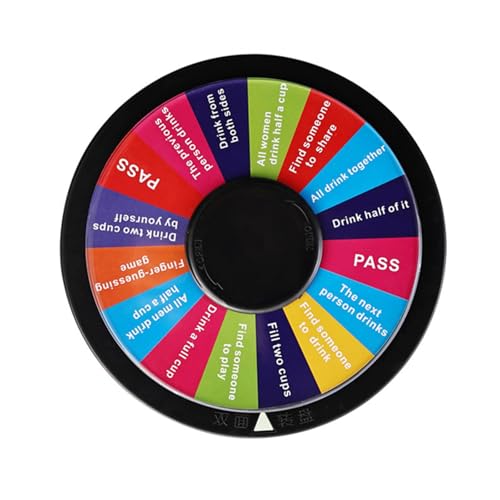 ZEPFJHE Mehrsprachiger Acryl Spielrad Rotatende Mittelachsen Spinner Team Building Für Unterhaltung Und Herausforderungen Anpassbare Alkohole Spinner ZEPFJHE Mehrsprachiger Acryl Spielrad Rotatende Mittelachsen Spinner Team Building Für Unterhaltung Und Herausforderungen Anpassbare Alkohole Spinner von ZEPFJHE