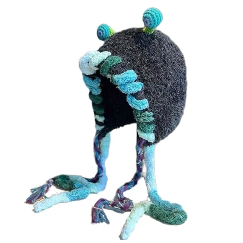 ZEPFJHE Stilvolle Monster-Plüsch-Hut, Bühnenauftritte, weicher Pferdeschwanz, Lolitas für Kinder und Jugendliche, trendiger Cartoon-Hut ZEPFJHE Stilvolle Monster-Plüsch-Hut, Bühnenauftritte, weicher Pferdeschwanz, Lolitas für Kinder und Jugendliche, trendiger Cartoon-Hut von ZEPFJHE