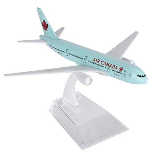 ZEZEFUFU 1/400 16cm Air Canada B777 Flugzeug Modell Simulation Flugzeug Flugzeug Display Modell Spielzeug für Sammlung Geschenk von ZEZEFUFU