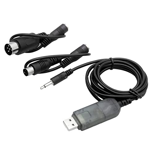 ZEZEFUFU 1 x USB Simulator Kabel mit Adapterkabel Kit RC Hubschrauber Flugzeug Auto Training für FlySky FS-SM100 von ZEZEFUFU