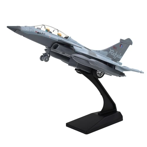 ZEZEFUFU 1:100 Alloy Air Force Rafale B Camouflage Fighter Model Toy Aviation Science Exhibition Model von ZEZEFUFU