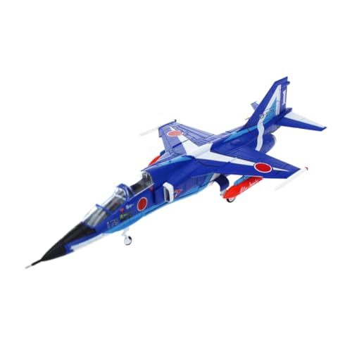 ZEZEFUFU 1:100 Alloy JASDF T-2 Blue Impulse Aircraft Model Aviation Science Exhibition Model von ZEZEFUFU