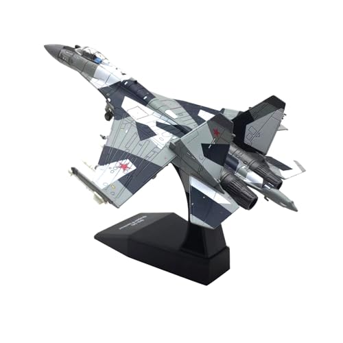 ZEZEFUFU 1:100 Alloy Russian SU35 Fighter Airplane Model Aviation Science Exhibition Model von ZEZEFUFU