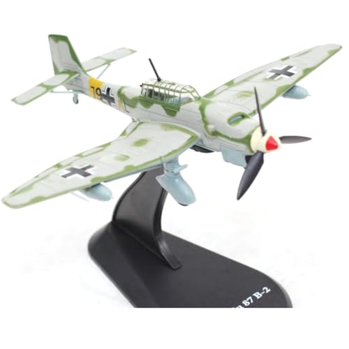 ZEZEFUFU 1:100 Alloy WWII German Stuka Junkers Ju-87 B-2 Bomber Model Aviation Science Exhibition Model von ZEZEFUFU