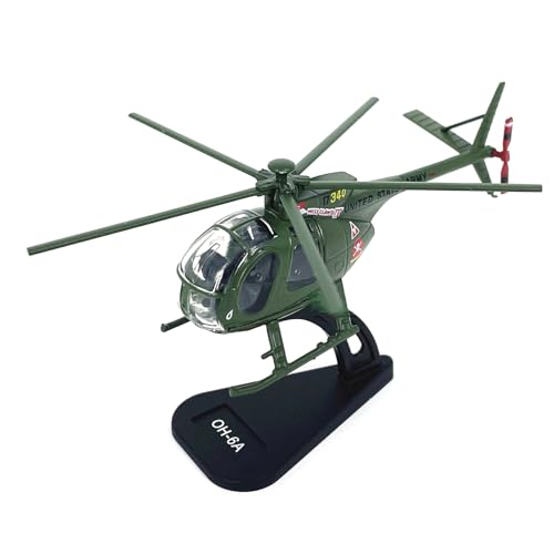 ZEZEFUFU 1:100 Legierung US Army OH-6A Cayuse Hubschrauber Modell Luftfahrt Wissenschaft Ausstellungsmodell von ZEZEFUFU