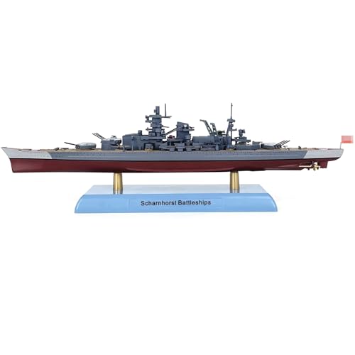 ZEZEFUFU 1:1000 Alloy WWII German Scharnhorst Battleship Model Aviation Science Exhibition Model von ZEZEFUFU