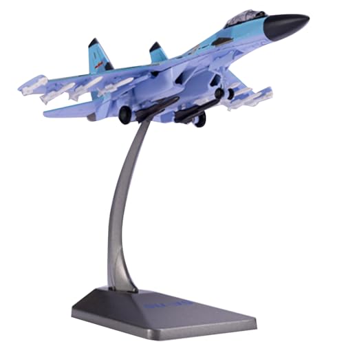 ZEZEFUFU 1:144 Alloy Russia Sukhoi Su-35 Flanker Fighter Plane Model Aviation Science Exhibition Model von ZEZEFUFU