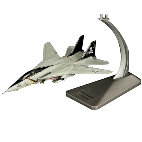 ZEZEFUFU 1:144 Alloy US Navy F-14 Tomcat Fighter Plane Model Aviation Science Exhibition Model von ZEZEFUFU