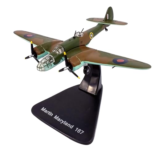 ZEZEFUFU 1:144 Alloy WWII United Kingdom Martin Maryland 167 Bomber Plane Model Aviation Science Exhibition Model von ZEZEFUFU