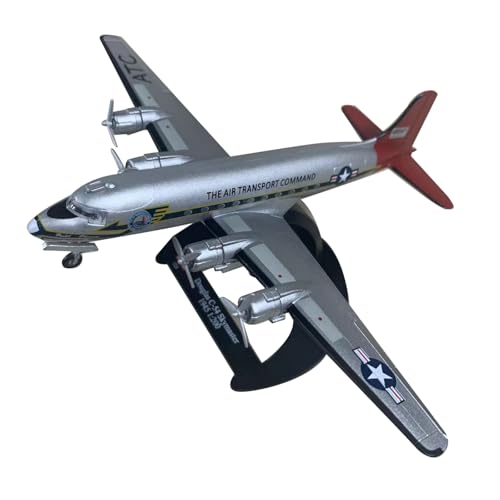 ZEZEFUFU 1:200 Alloy Douglas C-54 Skymaster Bomber Flugzeug Modell Luftfahrt Wissenschaft Ausstellungsmodell von ZEZEFUFU