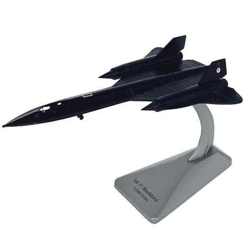 ZEZEFUFU 1:200 Alloy USAF SR-71 Blackbird Flugzeugmodell Luftfahrt Wissenschaft Ausstellungsmodell von ZEZEFUFU