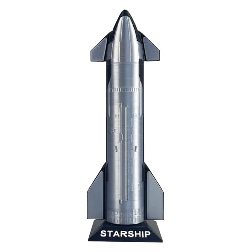 ZEZEFUFU 1:240 S24 Falcon Heavy Dragon Raumschiff Modell Luftfahrt Wissenschaft Ausstellungsmodell von ZEZEFUFU