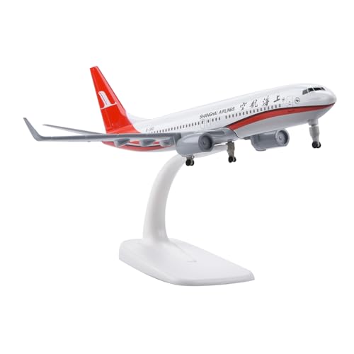 ZEZEFUFU 1:350 Alloy Shanghai Airlines B737 Flugzeugmodell Luftfahrt Wissenschaft Ausstellungsmodell von ZEZEFUFU