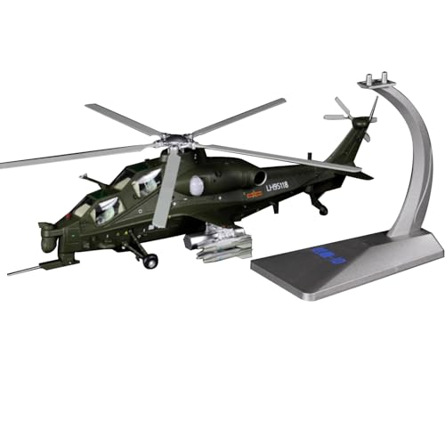 ZEZEFUFU 1:48 Alloy Chinese Z10 Attack Helicopter Plane Model Aviation Science Exhibition Model von ZEZEFUFU