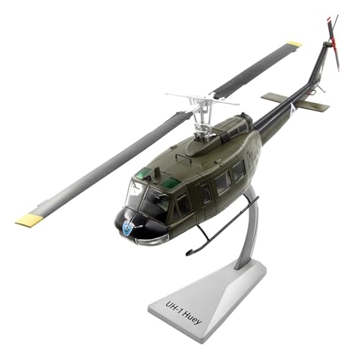 ZEZEFUFU 1:48 Alloy USA UH-1 Huey Hubschrauber Flugzeugmodell Luftfahrt Wissenschaft Ausstellungsmodell von ZEZEFUFU