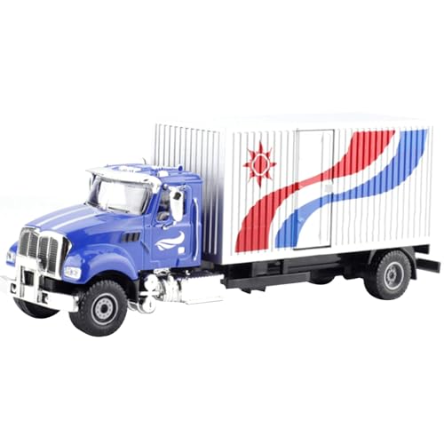 ZEZEFUFU 1:50 Alloy USA Box Container Truck Construction Vehicle Model Construction Equipment Trucks Model von ZEZEFUFU