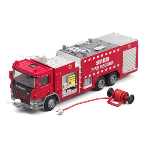 ZEZEFUFU 1:50 Alloy Water Tank Truck Rescue Fire Police Vehicle Model Vehicle Truck Science Exhibition Model von ZEZEFUFU