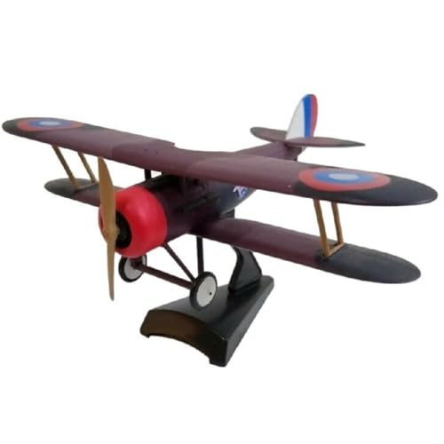 ZEZEFUFU 1:64 Alloy WWI French Nieuport 28 Kampfflugzeug Modell Luftfahrt Wissenschaft Ausstellungsmodell von ZEZEFUFU