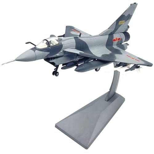 ZEZEFUFU 1:72 Alloy Chinese Air Force J-10 Vigorous Dragon Fighter Plane Model Aviation Science Exhibition Model von ZEZEFUFU