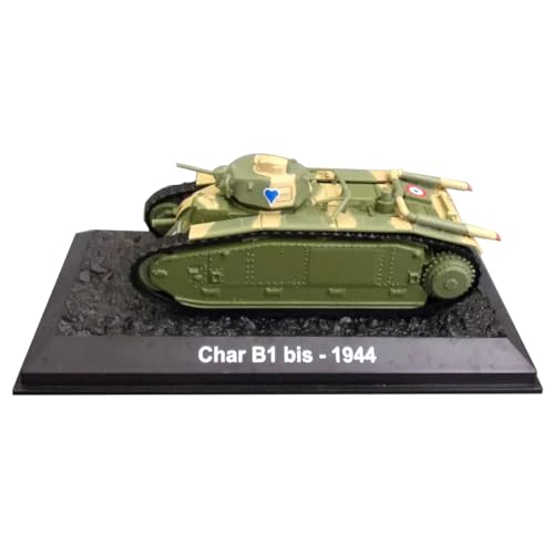 ZEZEFUFU 1:72 Alloy France Army Char B1 Bis Kampffahrzeug Panzer Modell Panzer Fahrzeug Wissenschaft Ausstellungsmodell von ZEZEFUFU