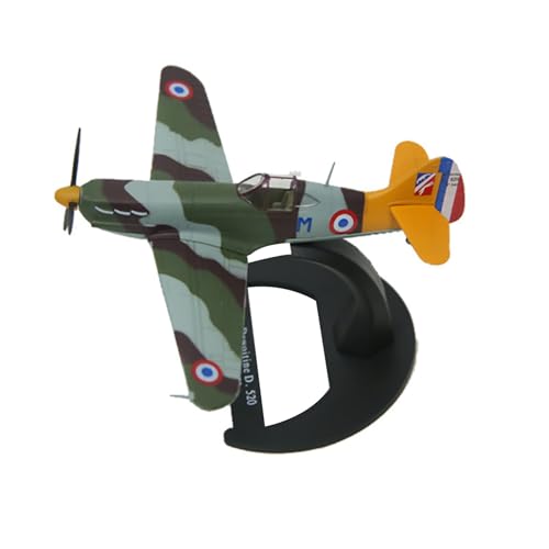 ZEZEFUFU 1:72 Alloy France Dewoitine D.520 Kampfflugzeug Modell Luftfahrt Wissenschaft Ausstellungsmodell von ZEZEFUFU