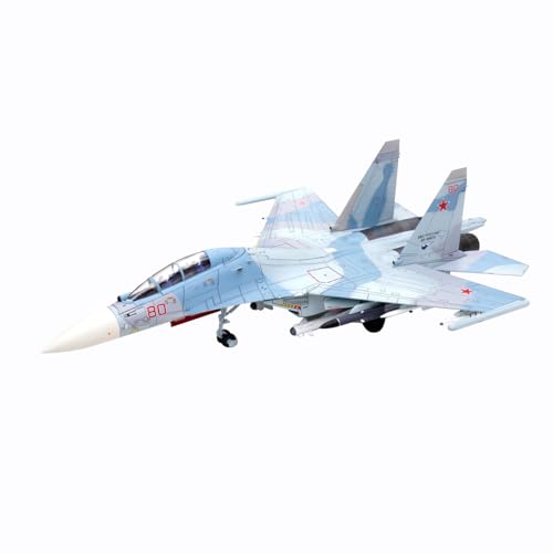 ZEZEFUFU 1:72 Alloy Russian Air Force Su-30M2 Fighter Airplane Model Aviation Science Exhibition Model von ZEZEFUFU