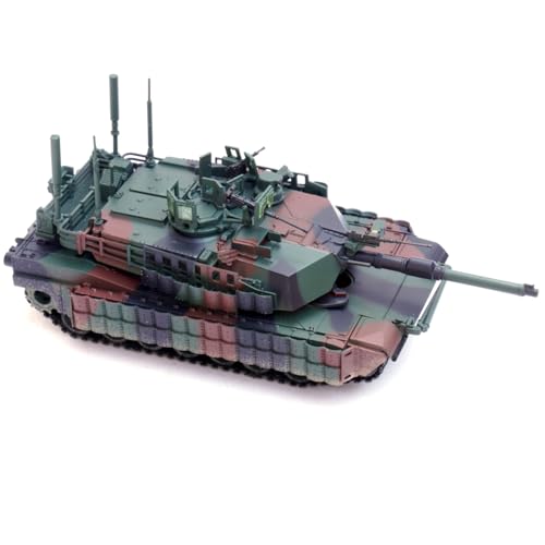 ZEZEFUFU 1:72 Alloy US M1A2 TUSK II Abrams Main Battle Tank Model Gepanzertes Fahrzeug Wissenschaft Ausstellungsmodell von ZEZEFUFU