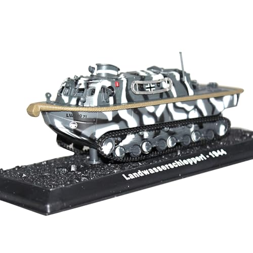 ZEZEFUFU 1:72 Alloy WWII Bundeswehr Landwasserschlepper Panzer Modell Panzer Fahrzeug Wissenschaft Ausstellungsmodell von ZEZEFUFU