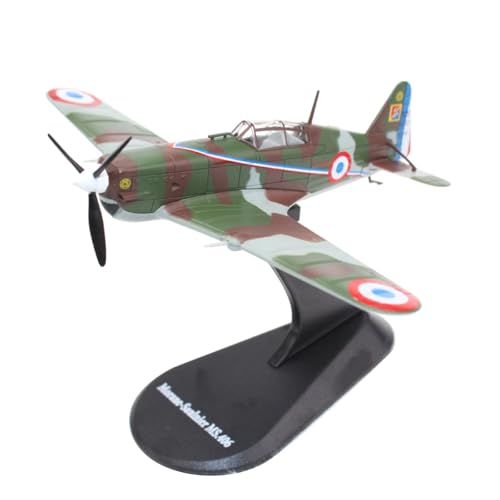 ZEZEFUFU 1:72 Alloy WWII French Morane-Saulnier MS.406 Kampfflugzeug Modell Luftfahrt Wissenschaft Ausstellungsmodell von ZEZEFUFU