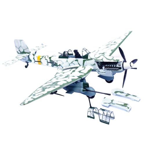 ZEZEFUFU 1:72 Alloy WWII German Stuka JU-87G2 Dive Bomber Model Aviation Science Exhibition Model von ZEZEFUFU