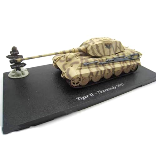 ZEZEFUFU 1:72 Alloy WWII Normandie Bundeswehr König Tiger Schweres Panzer Modell Panzer Fahrzeug Wissenschaft Ausstellungsmodell von ZEZEFUFU