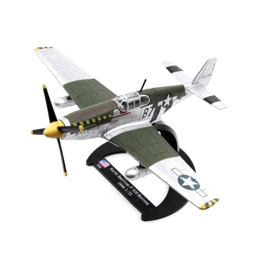 ZEZEFUFU 1:72 Alloy WWII North American P-51B Mustang Fighter Plane Model Aviation Science Exhibition Model von ZEZEFUFU