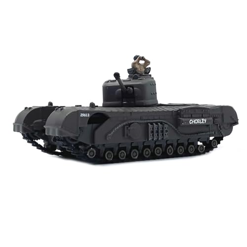 ZEZEFUFU 1:72 Scale Simulation Alloy WWII British Churchill Infantry Tank Model Military Armored Vehicle Tank Model von ZEZEFUFU