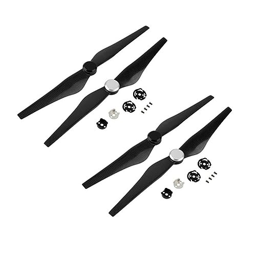 ZEZEFUFU 2 Paar Kohlefaser Propeller 1345 CW+CCW mit Installation Mount Kits für DJI Inspire 1 Drohne Zubehör von ZEZEFUFU