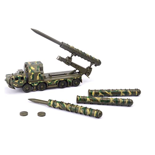 ZEZEFUFU 4D Unmontiert Modell Kunststoff Kämpfer Militärmodell 1/72 Maßstab Camouflage Russische S-300 Raketenwerfer Fahrzeug Druckguss Tank Modell von ZEZEFUFU