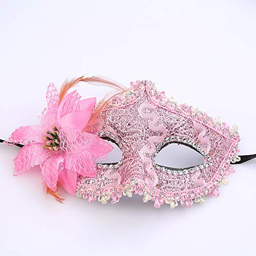 ZEZEFUFU Lady Lace Eye Mask Maskerade Eye Mask Fancy Ball Dress Accessories for Halloween Xmas Cosplay Party von ZEZEFUFU