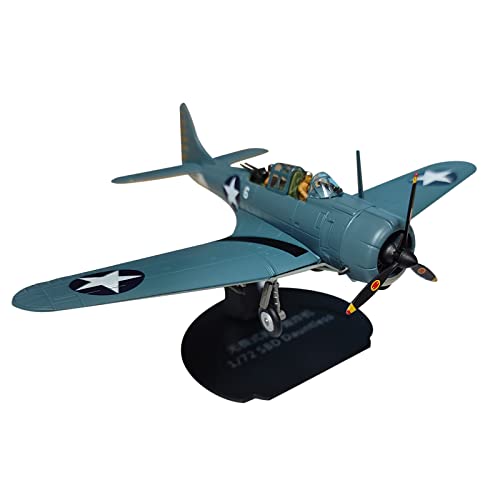 ZEZEFUFU Legierung Flugzeug WWII 1:72 SBD Dauntless Tauchbomber Modell Simulation Ornamente Sammlung von ZEZEFUFU