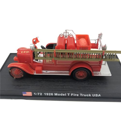 ZEZEFUFU Legierung Maßstab 1:72 Auto Modell USA 1926 Modell T Feuerwehrauto Modell für Sammlung Geschenk von ZEZEFUFU