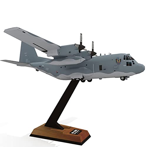 ZEZEFUFU Lockheed AC-130U Ghost Aerial Gunship Aircraft Paper Military Plane Model Unassembled DIY Kit Home Decoration von ZEZEFUFU