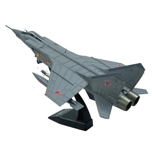 ZEZEFUFU MiG-31 Supersonic Interceptor Flugzeugmodell Kampfflugzeugmodell im Maßstab 1:72 zum Sammeln von ZEZEFUFU