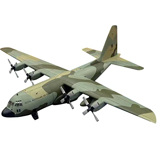 ZEZEFUFU Papierflugzeug DIY Modell 1:50 USAF C-130 Hercules Transportflugzeug Handwerk 3D Papier Modellbausätze (zerlegter Kit) von ZEZEFUFU